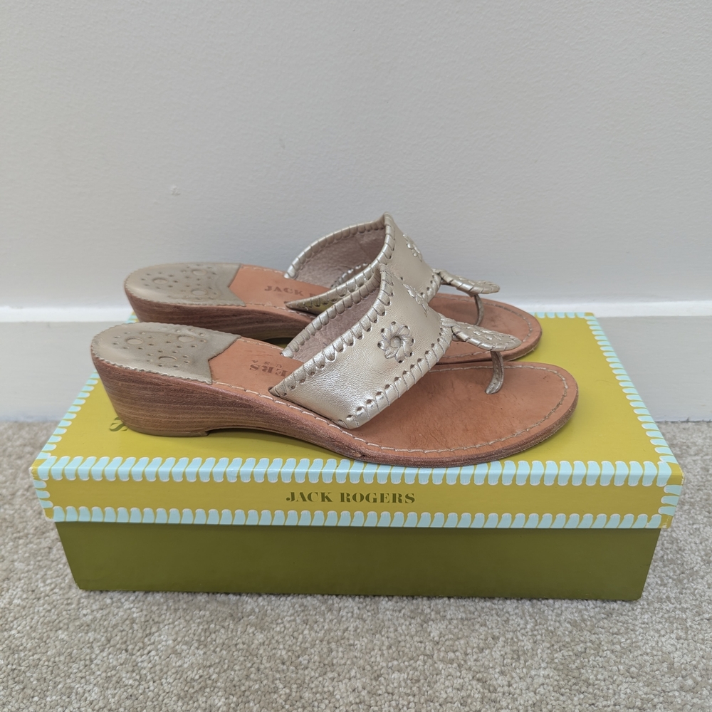 Jack Rogers Women's Cream Sandals